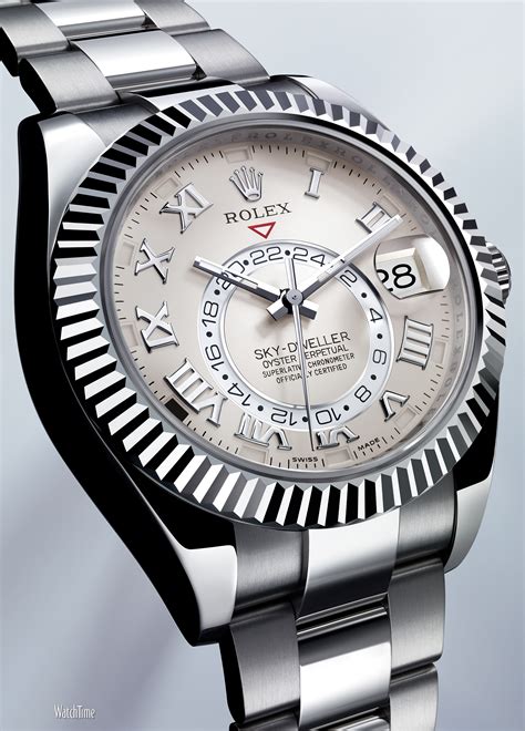 rolex sky dweller white gold|rolex sky dweller retail price.